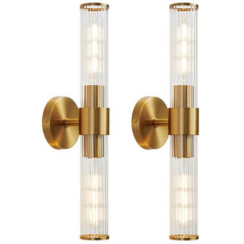 Gold bathroom light - gold,