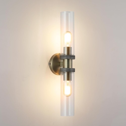 Glass wall light fixture - glass,