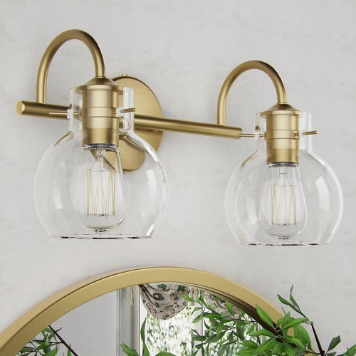 Paihome light gold bathroom - 2-light,